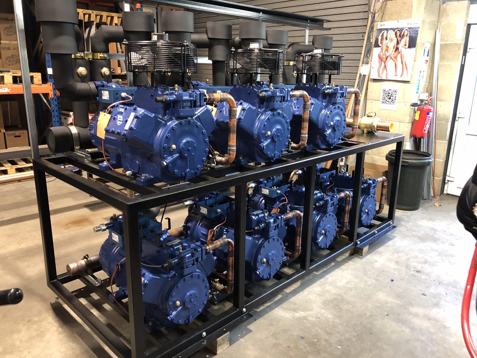 Compressor Rack - Industrial Bock compressor rack for large-scale refrigeration